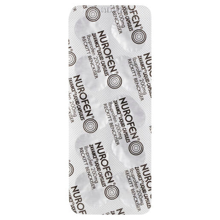 Nurofen Zavance 200mg Ibuprofen 80 Liquid Capsules