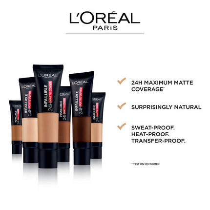 L'Oreal Infallible 24 Hour Matte Foundation 300 Amber