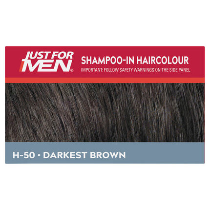 Just For Men Shampoo-In Haircolour H-50 Darkest Brown