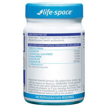 Life-Space Bowel Biotic 60 Hard Capsules
