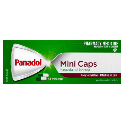 Panadol Mini Caps 48 Mini Capsules