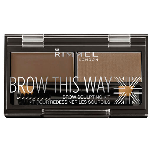 Rimmel Brow This Way Eyebrow Sculpting Kit 002 Medium Brown