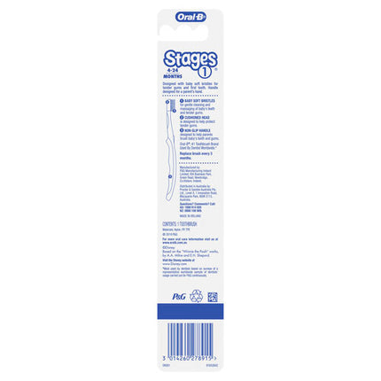 Oral B Kids Toothbrush Stages 4-24 Mth 1 Pack