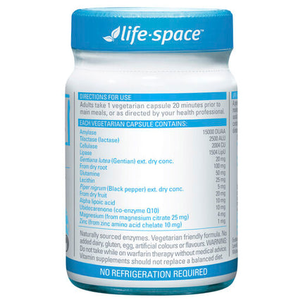 Life-Space Digestive Enzymes 60 Hard Capsules