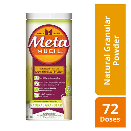 Metamucil Natural Granular 72 Doses