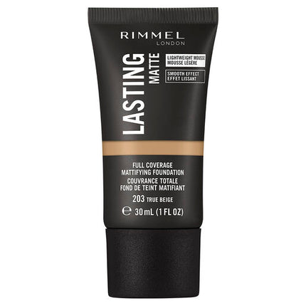 Rimmel Lasting Matte Finish Foundation 203 True Beige
