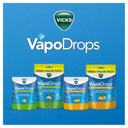 Vicks VapoDrops Orginal Menthol 24 Lozenges