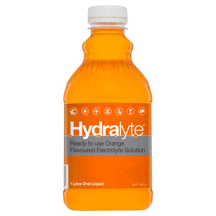 Hydralyte Ready to use Electrolyte Solution Orange 1L