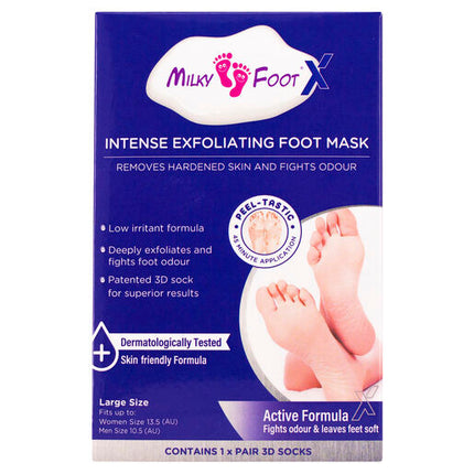 Milky Foot Active Intense Exfoliating Foot Pad One Size