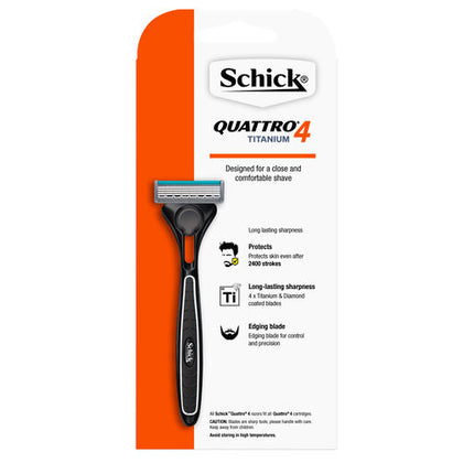 Schick Quattro Titanium 4 Razor Kit