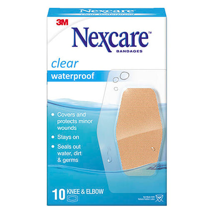 Nexcare Waterproof Strips Large 10 Pack
