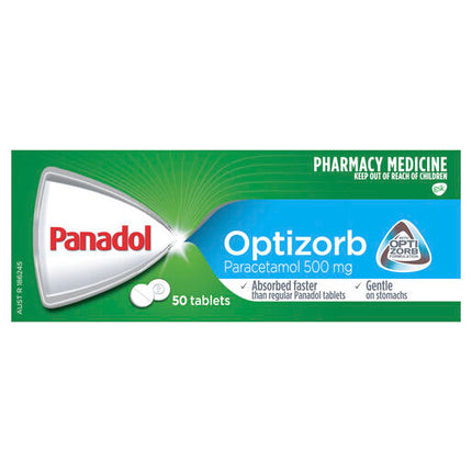 Panadol Optizorb 500mg 50 Tablets