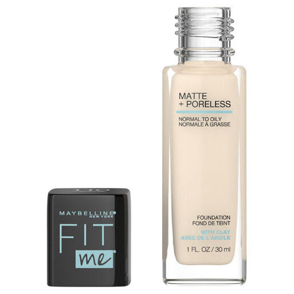 Maybelline Fit Me Matte & Poreless Mattifying Liquid Foundation Porcelain 110