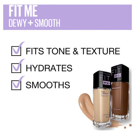 Maybelline Fit Me Dewy & Smooth Foundation 330 Toffee