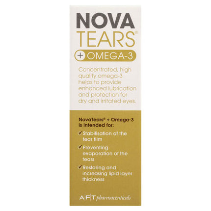 Novatears + Omega 3 Eye Drops, 3mL