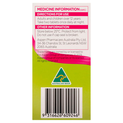 Coloxyl 120mg 100 Tablets