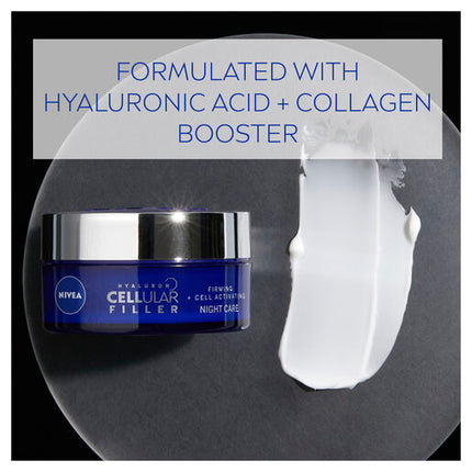 Nivea Hyaluron Cellular Filler Night Cream SPF15 50mL