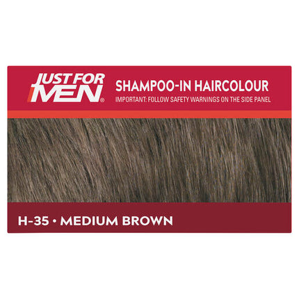 Just For Men Shampoo-In Haircolour H-35 Medium Brown