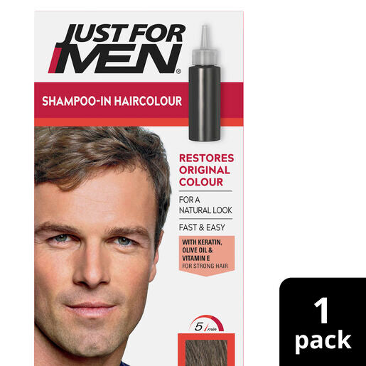 Just For Men Shampoo-In Haircolour H-35 Medium Brown