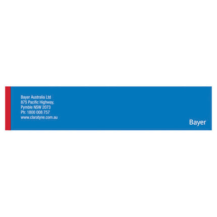 Claratyne Allergy Hayfever Relief Antihistamine Tablets 30 pack