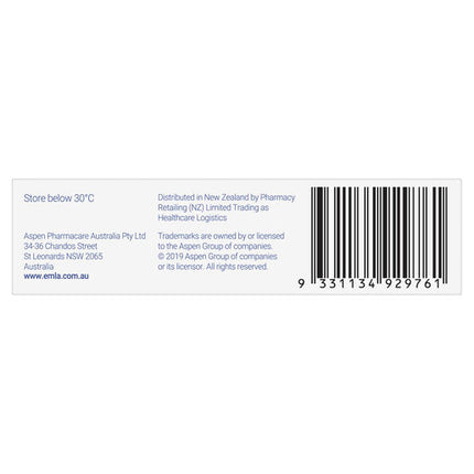 EmLa Cream 1 x 5g with 2 Dressings