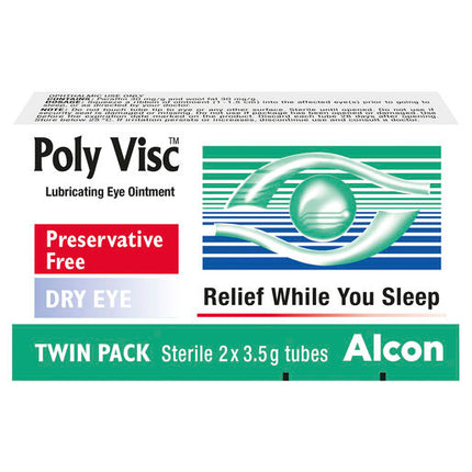Poly Visc Lubricating Eye Ointment 2 x 3.5g