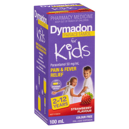 Dymadon 2 - 12 Years Strawberry 100mL