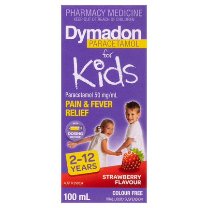 Dymadon 2 - 12 Years Strawberry 100mL