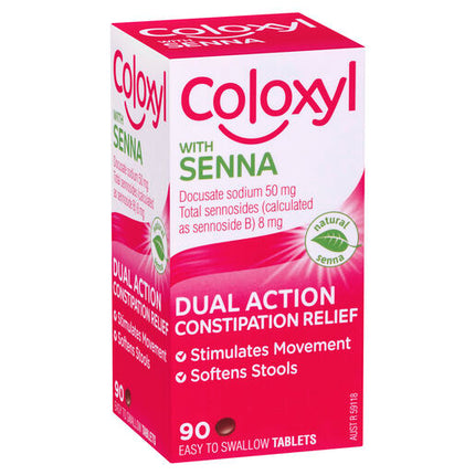 Coloxyl With Senna 90 Tablets