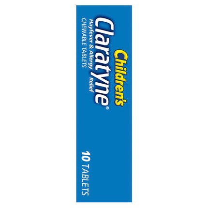 Claratyne Children's Allergy & Hayfever Relief Antihistamine Bubblegum Flavour Chewable Tablets 10 Pack