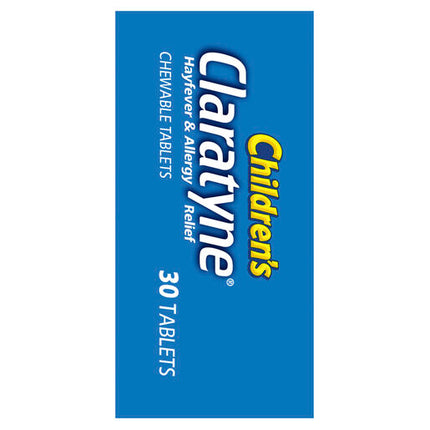Claratyne Children's Allergy & Hayfever Relief Antihistamine Grape Flavour Chewable Tablets 30 Pack