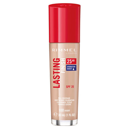 Rimmel Lasting Finish Foundation 25HR 100 Ivory