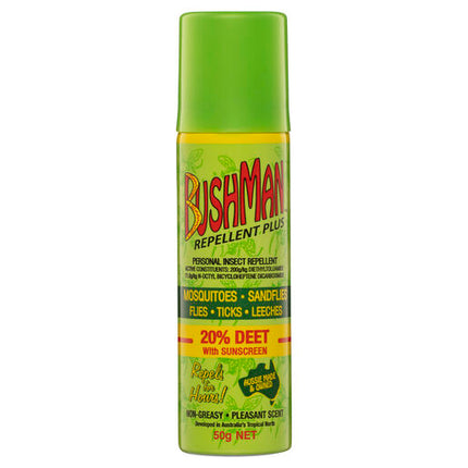 Bushman Plus Insect Repellant Aerosol 50g