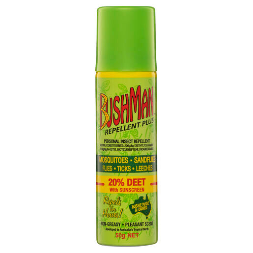 Bushman Plus Insect Repellant Aerosol 50g