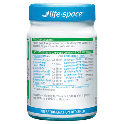 Life-Space Probiotic for 60+ Years 60 Hard Capsules