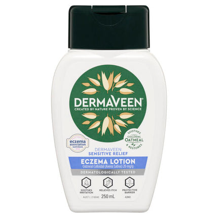 DermaVeen Sensitive Relief Eczema Lotion 250mL