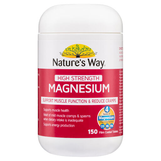 Nature's Way High Strength Magnesium 150 Tablets