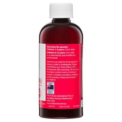 Nature's Way Kids Smart Multi And Iron Liquid 200mL