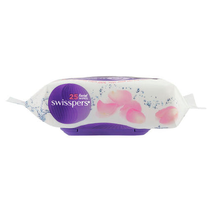 Swisspers Micellar and Rosewater Facial Wipes 25 Pack