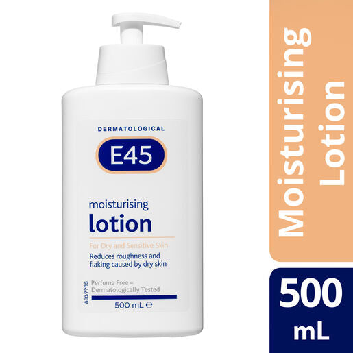 E45 Moisturising Lotion for Dry and Sensitive Skin 500mL