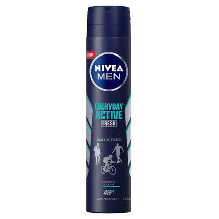 Nivea Deodorant Aerosol Men Everyday Active Fresh 250mL