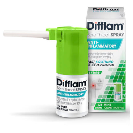 Difflam Sore Throat Spray 176 Sprays 30ml