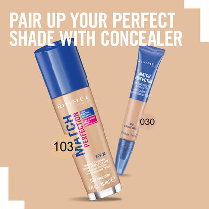 Rimmel Match Perfection Foundation 103 True Ivory