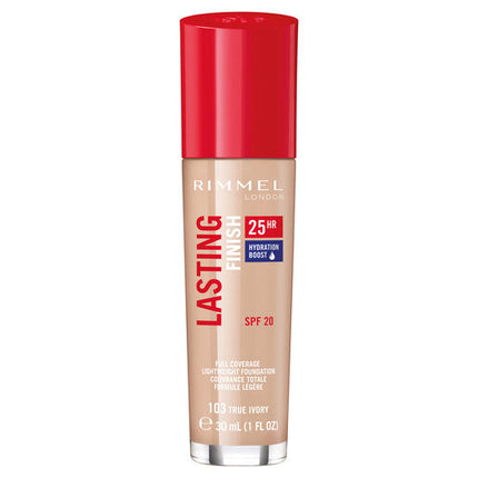 Rimmel Lasting Finish Foundation 25HR 103 True Ivory