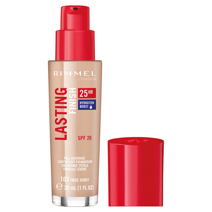 Rimmel Lasting Finish Foundation 25HR 103 True Ivory