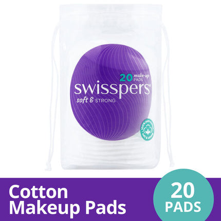 Swisspers Make-Up Pads 20 Pack