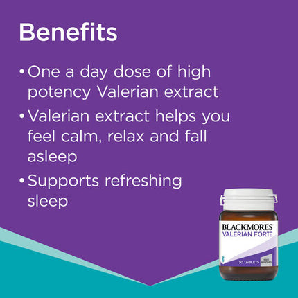 Blackmores Valerian Forte 30 Tablets