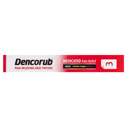Dencorub Pain Relieving Heat Patch 3 Pack