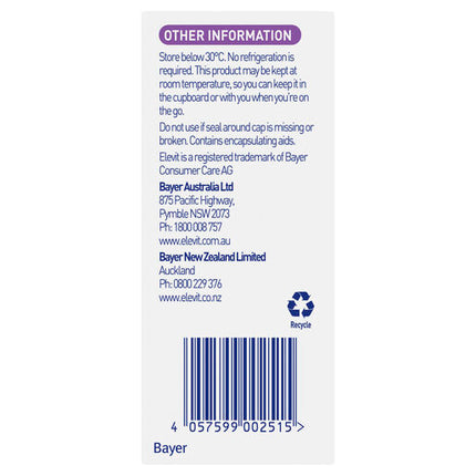 Elevit Probiotics for Immunity & Gut Health Capsules 30 Pack