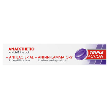 Difflam Plus Anaesthetic Sugar Free Lozenges Blackcurrant Flavour 16 Lozenges